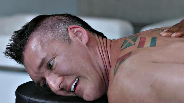 BBC nympho drilled by white guy in anal