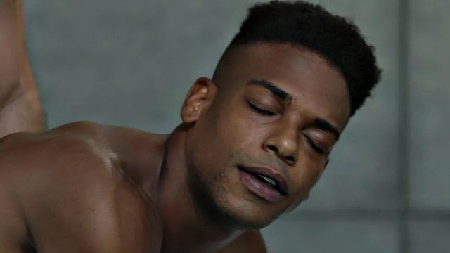 BBC nympho drilled by white guy in anal