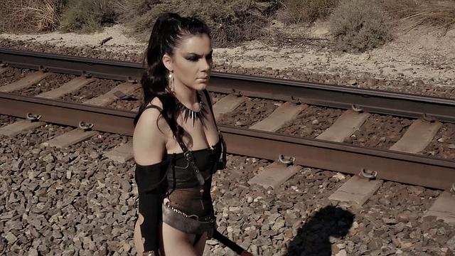 Wicked - Gothy Dark Big Tittied Babe Gets Anal Fucked Outdoors