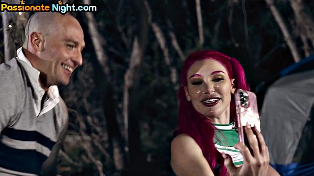 Cockhungry bigtitted woman giving head