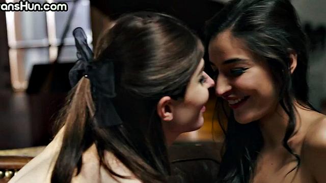 Busty TS hunny assrimmed and fingered by stunning bae