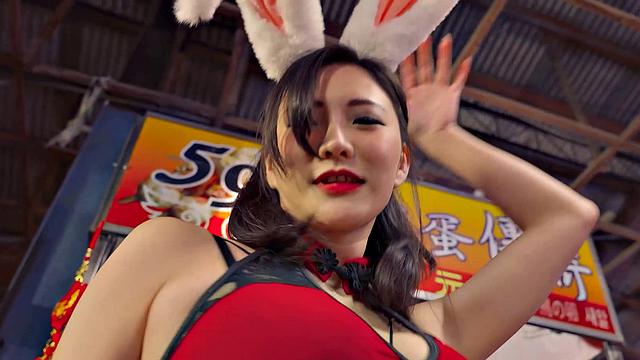 Welcome to our cute bunny model Mio