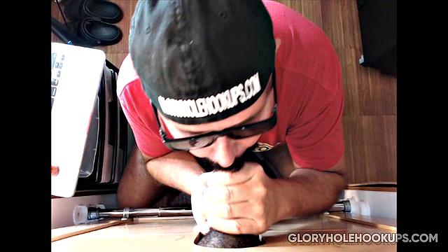 Draining Him Dry At the Glory Hole