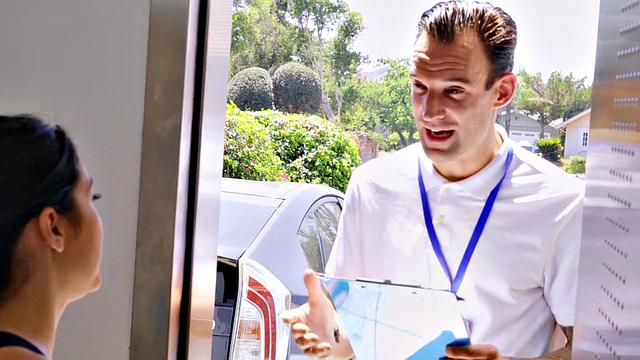 Tattooed gym babe gets her ass drilled hard from behind after a steamy fuck session