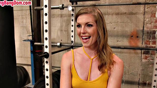 Gangbanged babe covered in cum after anal pounding in group