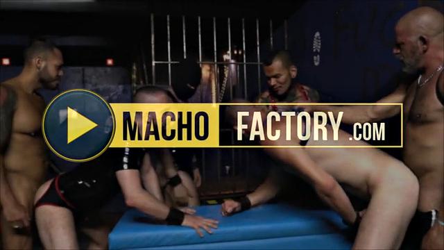 Two hungry tops wreck every ass that comes their way in the sex club - Base Bar Bangers (part 2)
