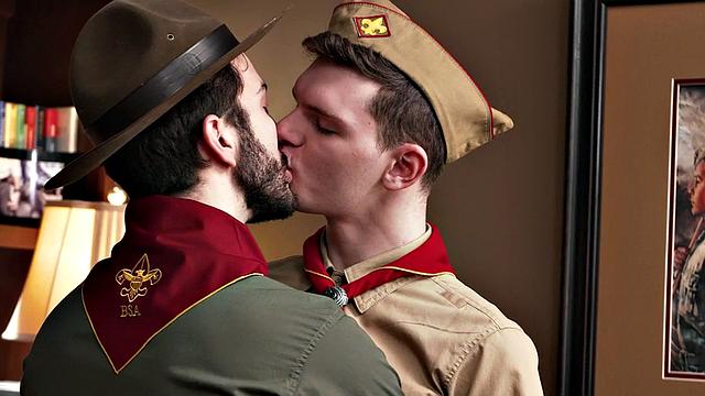 Newbie BJ 21yo scout gets rimmed by in office