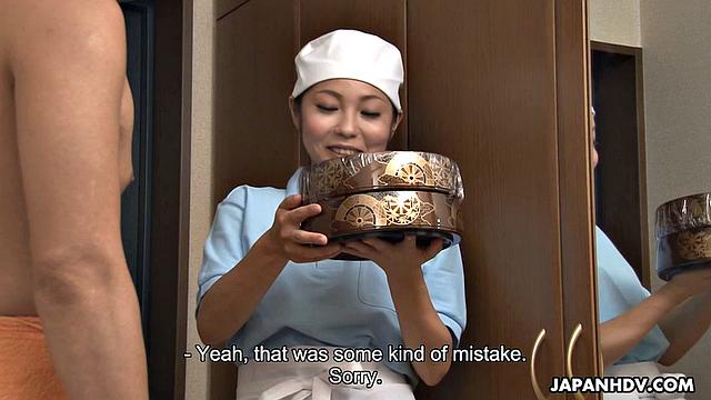 Lulu Kinouchi pays with her pussy for mistake