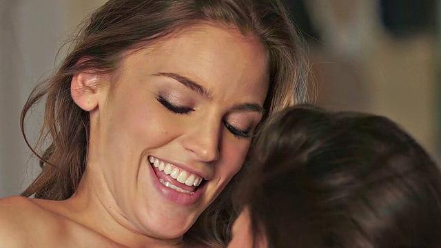 Blindfolded in the middle of the day, these tattooed babes trust their senses and go wild with pussy play