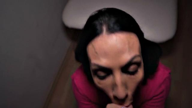 Amateur big boobs MILF fucked in POV for cash