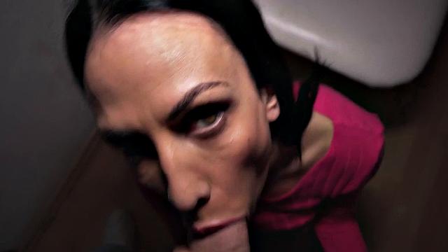 Amateur big boobs MILF fucked in POV for cash