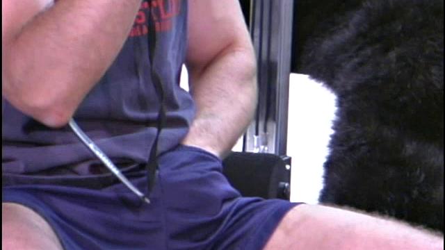 Bodybuilders Get Frisky at the Gym