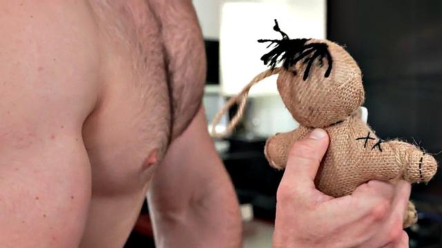 Musled Jock pounded in doggystyle by his BF on desk