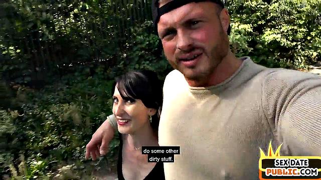 German amateur babe POV fucked by sex date in hotel room