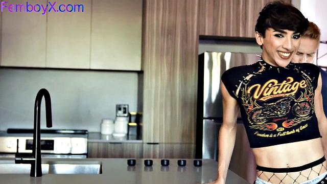 MUA femboi duo bending for Dilf