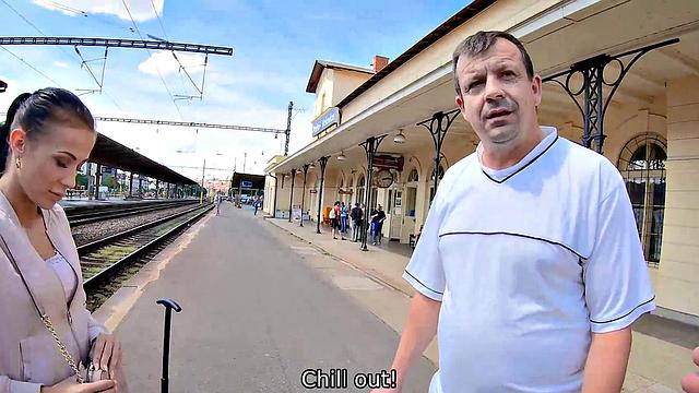 HUNT4K. To go home guy agrees to allow wife to get nailed by a stranger