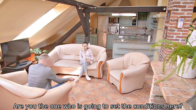 HUNT4K. To go home guy agrees to allow wife to get nailed by a stranger