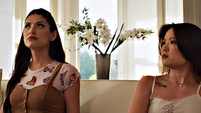 TRANSFIXED - Pretty Zariah Aura & Petite Lulu Chu's Truth Or Dare Turns Into POUNDING Session