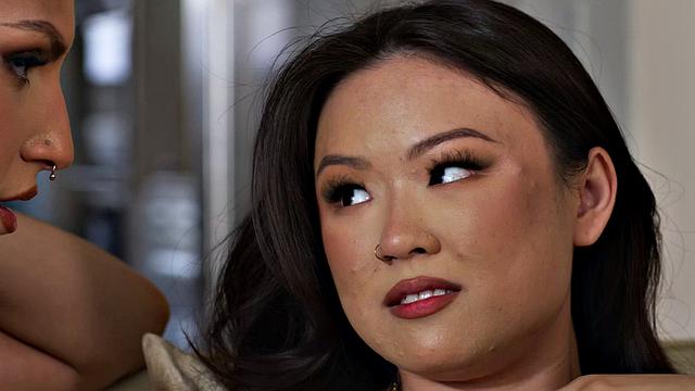 TRANSFIXED - Pretty Zariah Aura & Petite Lulu Chu's Truth Or Dare Turns Into POUNDING Session