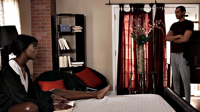 Cheating black MILF last time fucked by husband BBC