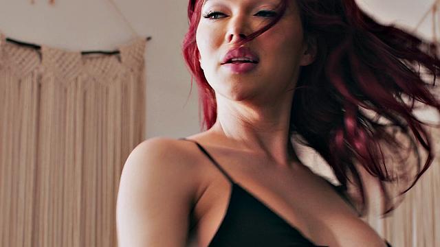 TRANSFIXED - Curious Redhead Emma Rose Has First Lesbian Experience With Babe Casey Calvert