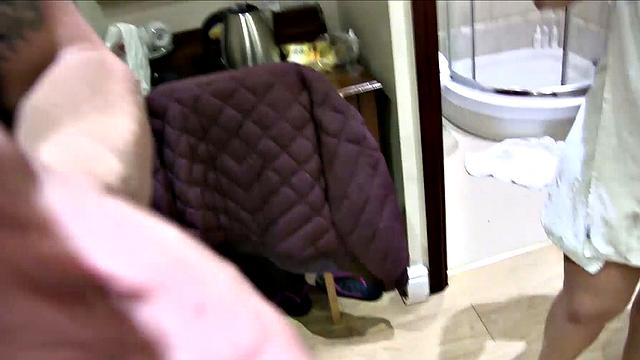 Hardcore fucking with nasty brunette slut