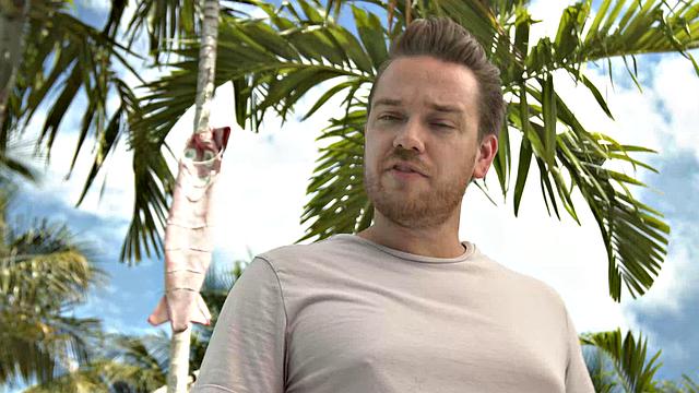 Lexi Luna Shows off her new tits to her neighbor and he can't keep his in his shorts