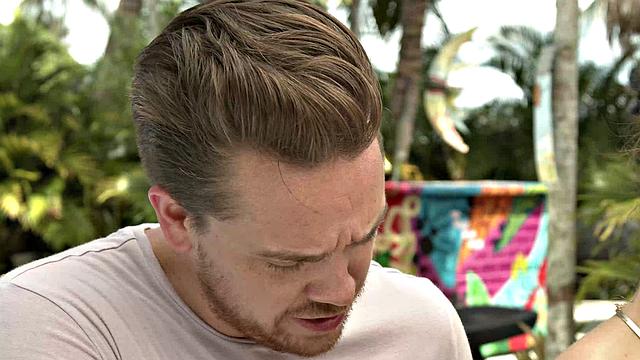 Lexi Luna Shows off her new tits to her neighbor and he can't keep his in his shorts