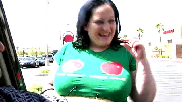 Busty BBW Glory Foxx Showing Her Goods