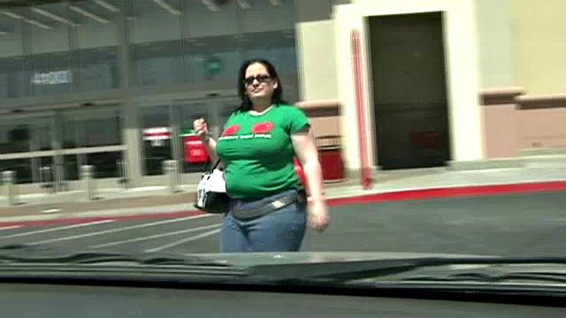 Busty BBW Glory Foxx Showing Her Goods