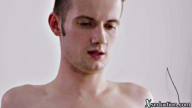 Oiled busty slut drilled by masseur