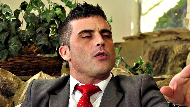 Watch this tattooed blonde bombshell get drilled in doggystyle before a steamy switch