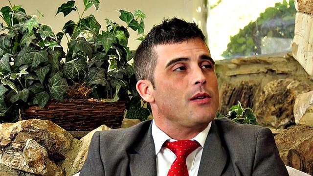 Watch this tattooed blonde bombshell get drilled in doggystyle before a steamy switch