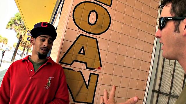 Real Ebony picked up and banged by white top till cum