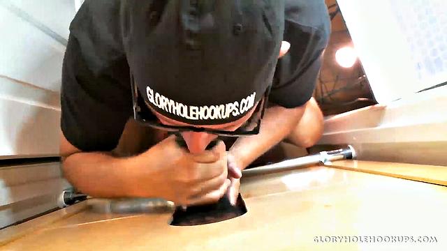Getting Fucked at The Gloryhole