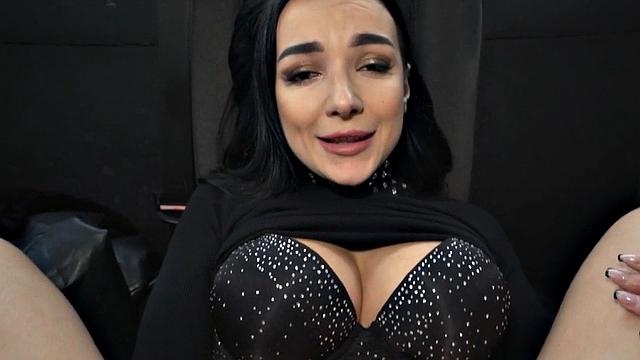 Analized busty cab driver fucked raw by newest passenger