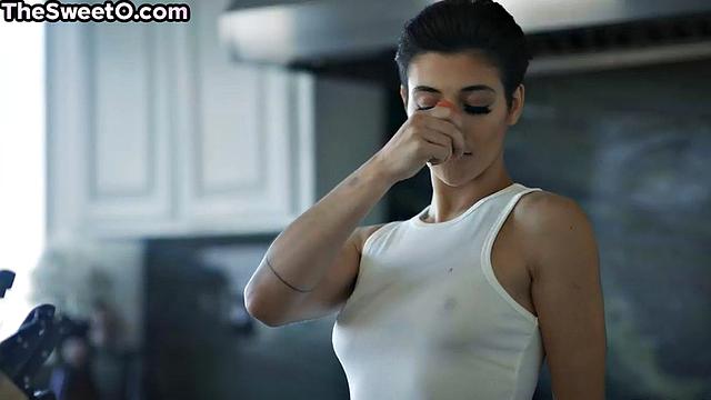 Shorthair horny babe smashed by BF