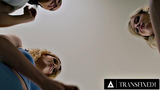 TRANSFIXED - Nostalgic Transgender Erica Cherry Bangs Her Cis Besties