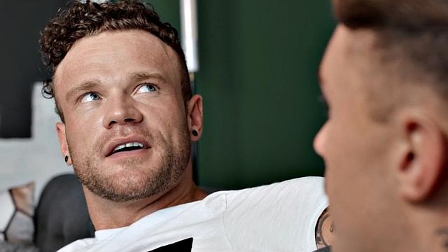 Handsome jock deepthroating boyfriend cock