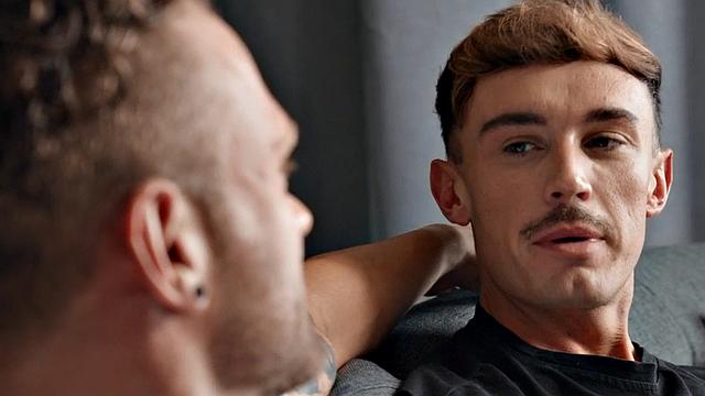 Handsome jock deepthroating boyfriend cock