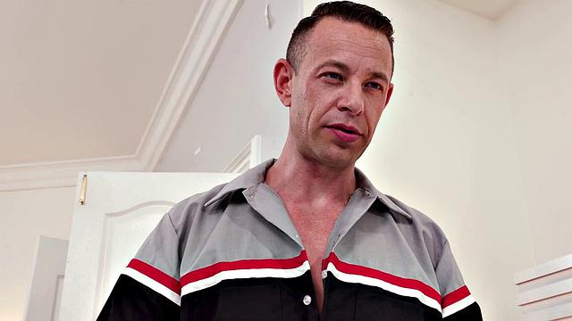 DEVILS FILM - Hot Teen Athena Fleurs Gets Her Tight Ass Fucked By The Plumber