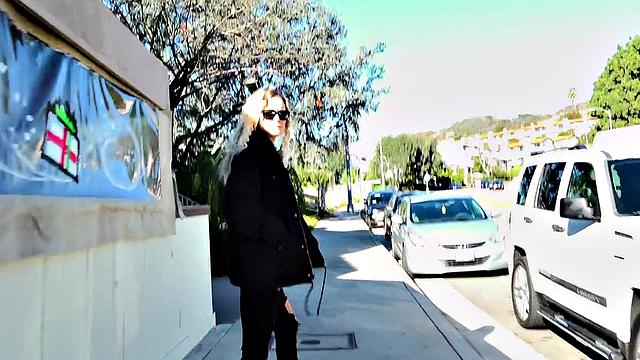 Busty Barmaid Serves Her Pussy