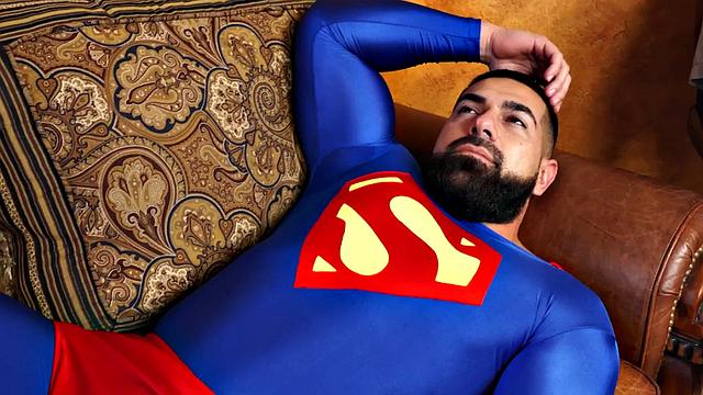 Buff Superman Barebacking Counselor Before Cocksucking