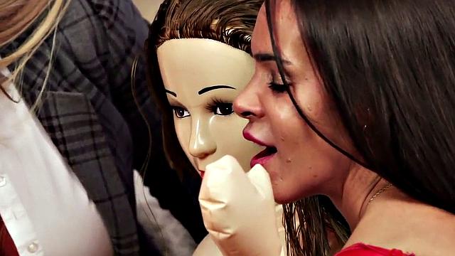 CFNM bitches love seducing naked male while jerking dick