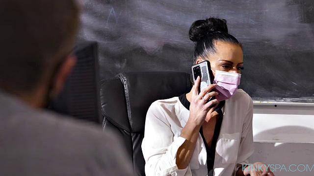 Big tit Texas Patti fucks her student during a massage