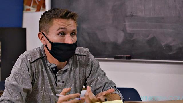 Big tit Texas Patti fucks her student during a massage