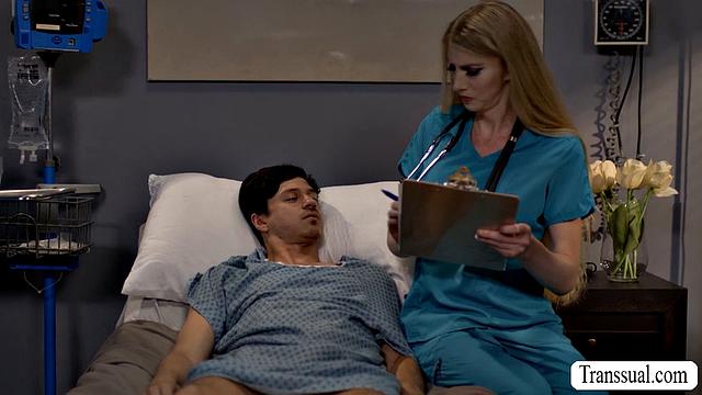 Why Dont You Suck My Cock TS Nurse So I Can Recover