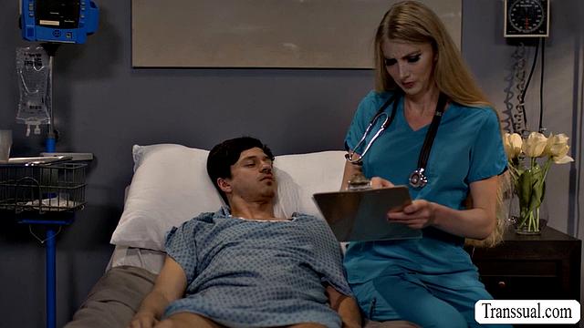 Why Dont You Suck My Cock TS Nurse So I Can Recover