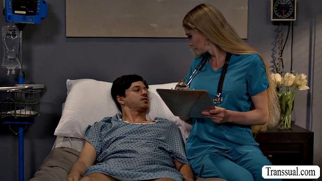 Why Dont You Suck My Cock TS Nurse So I Can Recover