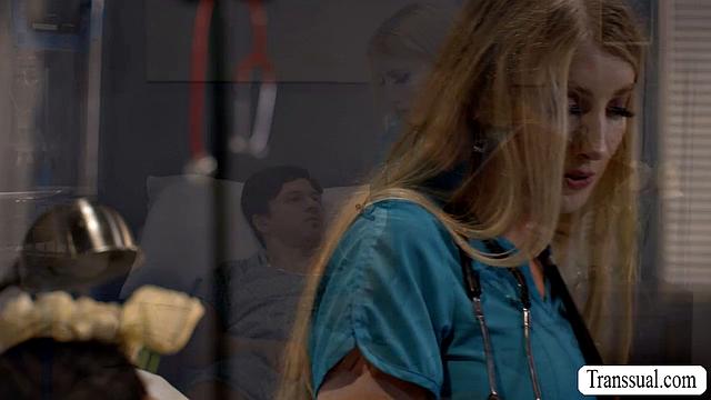 Why Dont You Suck My Cock TS Nurse So I Can Recover